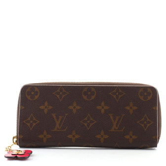 Louis Vuitton Clemence Wallet Limited Edition Blooming Flowers Monogram Canvas