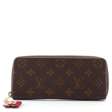 Louis Vuitton Clemence Wallet Limited Edition Blooming Flowers Monogram Canvas