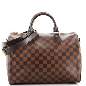 Louis Vuitton Speedy Bandouliere Bag Damier 30