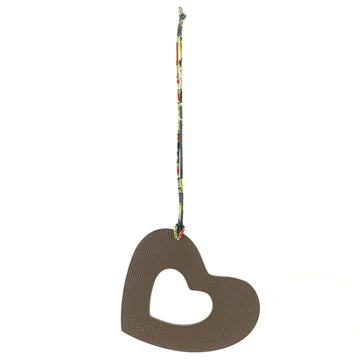 Hermes Petit H Heart Bag Charm Leather