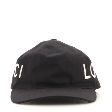 Gucci Loved Baseball Cap Embroidered Canvas