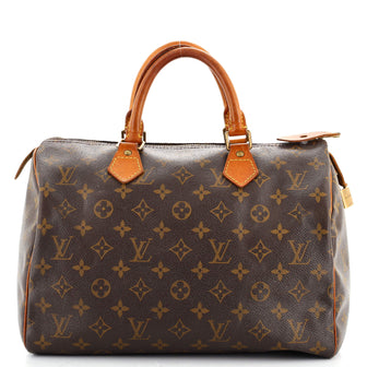 Louis Vuitton Speedy Handbag Monogram Canvas 30