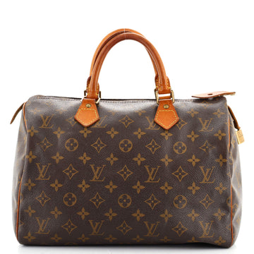 Louis Vuitton Speedy Handbag Monogram Canvas 30