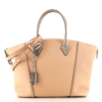 Buy Louis Vuitton Soft Lockit Handbag Leather and Python PM 1482702