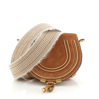 Chloe Marcie Crossbody Bag Suede Small