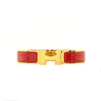 Hermes Clic H Bracelet Enamel Narrow
