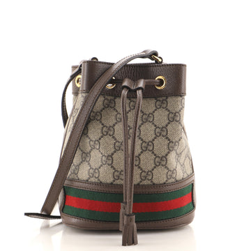 Gucci Ophidia Bucket Bag GG Coated Canvas Mini