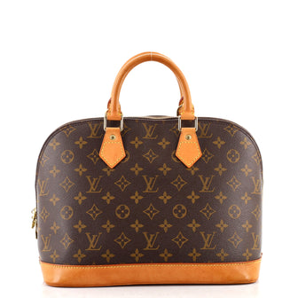 Louis Vuitton Alma Handbag Monogram Canvas PM
