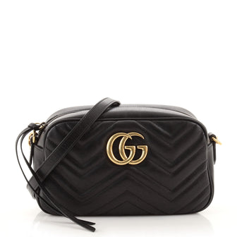 Gucci GG Marmont Shoulder Bag Matelasse Leather Small