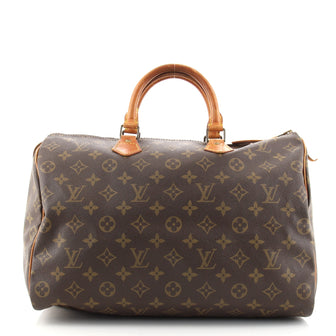 Louis Vuitton Speedy Handbag Monogram Canvas 35