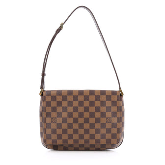Louis Vuitton Musette Tango Handbag Damier Brown