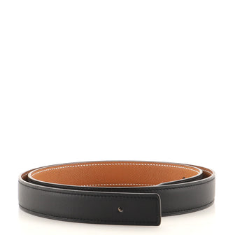 Hermes Reversible Belt Strap Leather Thin