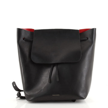 Mansur Gavriel Drawstring Backpack Leather Large