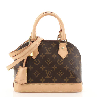 Louis Vuitton Alma Handbag Monogram Canvas BB
