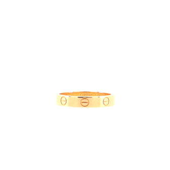 Cartier Love Wedding Band Ring 18K Rose Gold