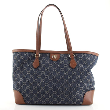 Gucci Ophidia Shopping Tote GG Denim Medium