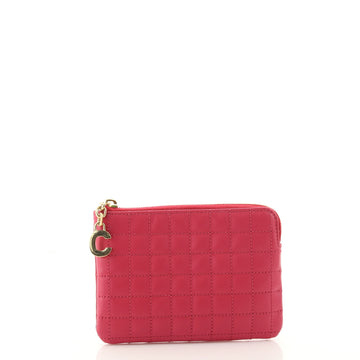 Celine C Charm Pouch Quilted Leather Small