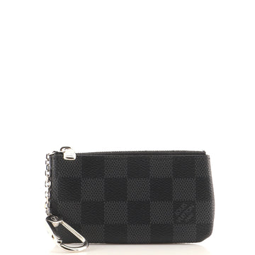 Louis Vuitton Key Pouch Damier Graphite