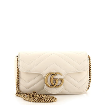 Gucci GG Marmont Flap Bag Matelasse Leather Super Mini