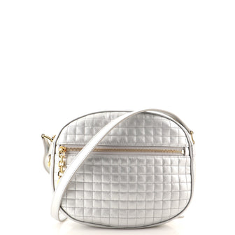 Celine C Charm Camera Bag Quilted Leather Medium