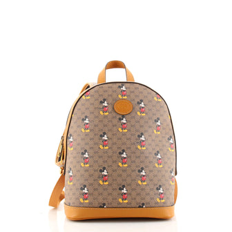 Gucci Disney Mickey Mouse Backpack Printed Mini GG Coated Canvas Small