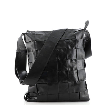 Bottega Veneta Cassette Messenger Bag Maxi Intrecciato Paper Calfskin