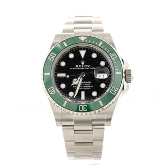 Oyster Perpetual Submariner Kermit Date Automatic Watch Stainless Steel and Cerachrom 41