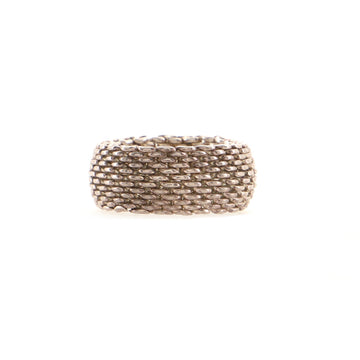 Tiffany & Co. Somerset Ring Sterling Silver Wide