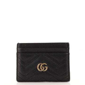 Gucci GG Marmont Card Holder Matelasse Leather