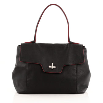 Prada Toro Top Handle Satchel Vitello Daino Large