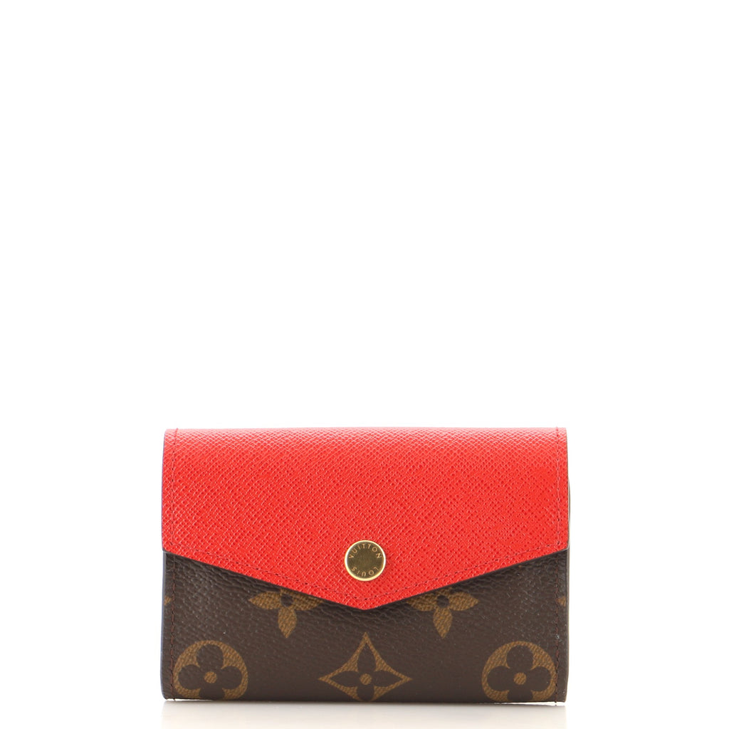 Louis Vuitton Monogram Sarah Multicartes Coquelicot - Brown Wallets,  Accessories - LOU76555