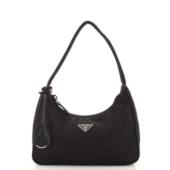 Prada Re-Edition 2000 Hobo Tessuto Mini