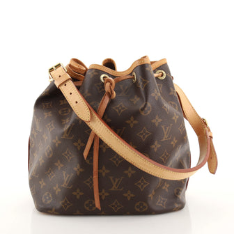 Louis Vuitton Petit Noe Handbag Monogram Canvas