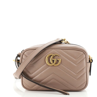 Gucci GG Marmont Shoulder Bag Matelasse Leather Mini