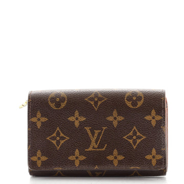 Louis Vuitton Porte Monnaie Tresor Wallet Monogram Canvas