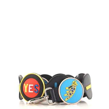 Fendi Think Fendi Strap You Shoulder Strap Printed Leather