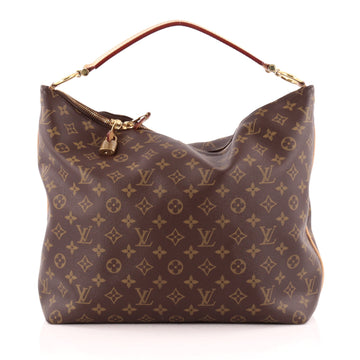 Louis Vuitton Sully Handbag Monogram Canvas MM