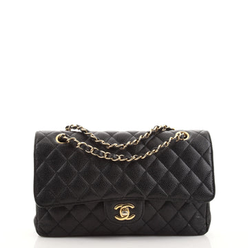 Chanel Classic Double Flap Bag Quilted Caviar Medium