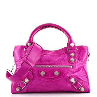 Balenciaga City Giant Studs Bag Leather Medium