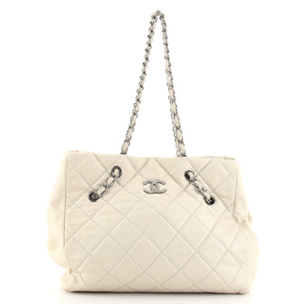 Chanel Cells Tote Quilted Caviar Large