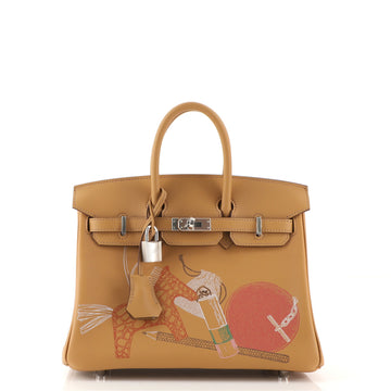 Hermes In and Out Birkin Bag Limited Edition Swift with Palladium Hardware 25