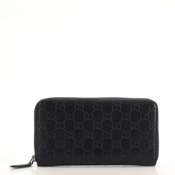 Gucci Zip Organizer Wallet Guccissima Leather