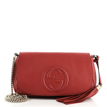 Gucci Soho Chain Crossbody Bag Leather Medium