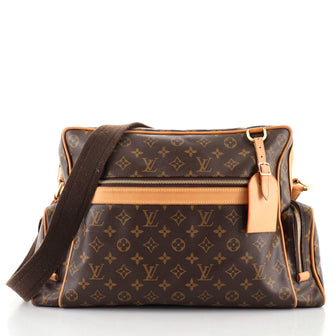 Louis Vuitton Sac Squash Handbag Monogram Canvas