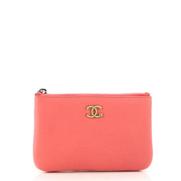 Chanel Classic O Case Pouch Goatskin Mini