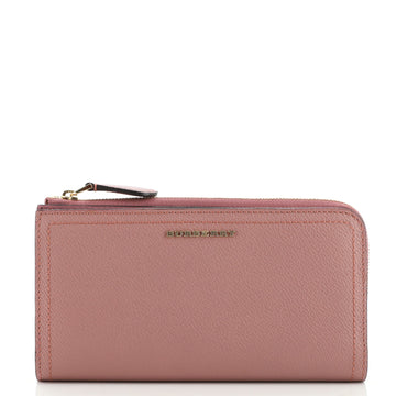 Burberry Alvington Zip Wallet Leather Long