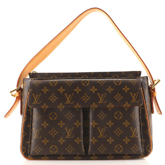 Louis Vuitton Viva Cite Handbag Monogram Canvas GM