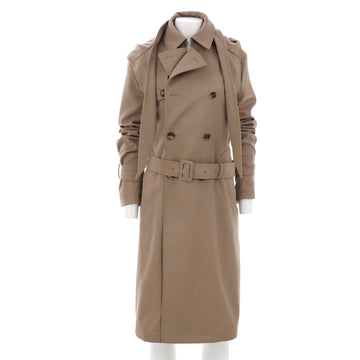 Valentino Double Breasted Trench Coat Cotton
