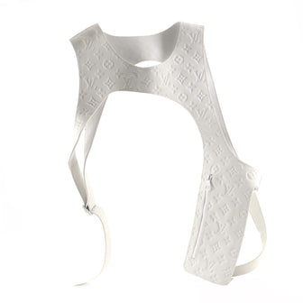 Louis Vuitton Cut Away Vest Monogram White in Embossed Grained Leather with  White - US