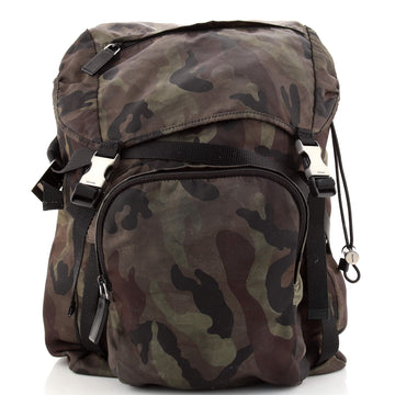 Prada Camouflage Backpack Tessuto Large